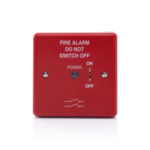 Red Mains Isolator Key Switch