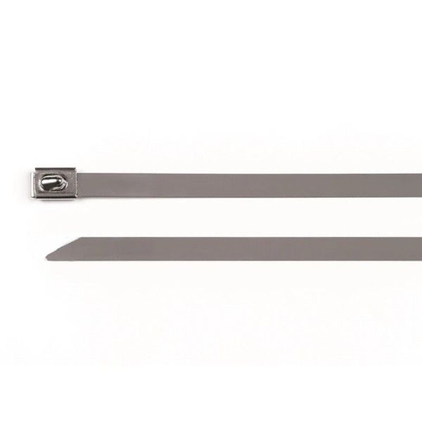 360mm x 4.6mm Cable Ties Stainless Steel (Pack of 100)