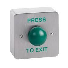 Contract Lock CLS004S Surface Mount green dome exit button