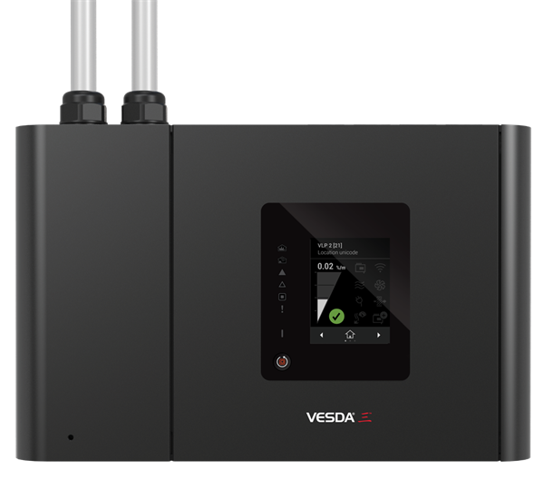 Single Pipe VEP with FOK LED's - Black Plastic